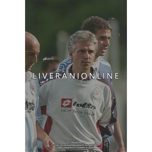 2000-2001 TREVISO CALCIO AMICHEVOLE ESTIVA NELLA FOTO ELIO GUSTINETTI ALLENATORE TREVISO CALCIO AG ALDO LIVERANI SAS