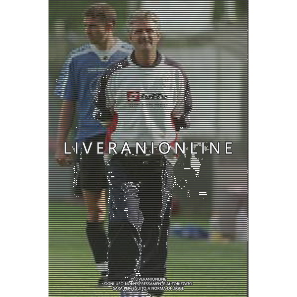 2000-2001 TREVISO CALCIO AMICHEVOLE ESTIVA NELLA FOTO ELIO GUSTINETTI ALLENATORE TREVISO CALCIO AG ALDO LIVERANI SAS