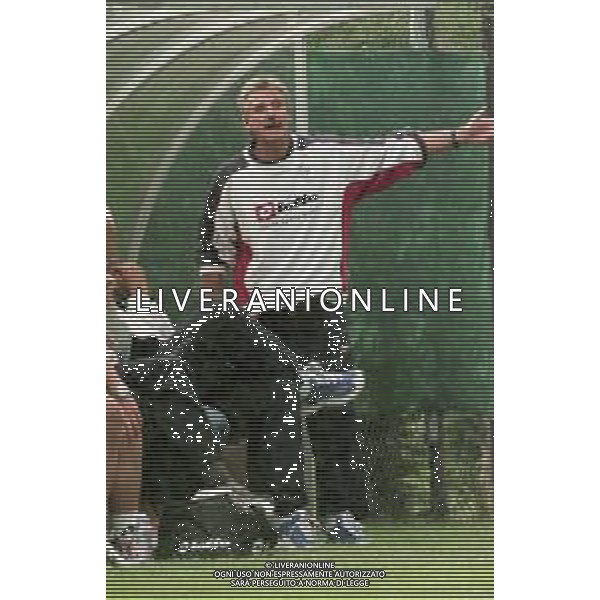 2000-2001 TREVISO CALCIO AMICHEVOLE ESTIVA NELLA FOTO ELIO GUSTINETTI ALLENATORE TREVISO CALCIO AG ALDO LIVERANI SAS