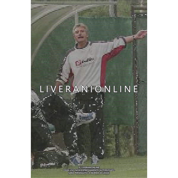 2000-2001 TREVISO CALCIO AMICHEVOLE ESTIVA NELLA FOTO ELIO GUSTINETTI ALLENATORE TREVISO CALCIO AG ALDO LIVERANI SAS