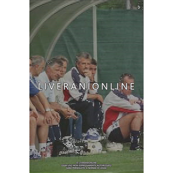 2000-2001 TREVISO CALCIO AMICHEVOLE ESTIVA NELLA FOTO ELIO GUSTINETTI ALLENATORE TREVISO CALCIO AG ALDO LIVERANI SAS