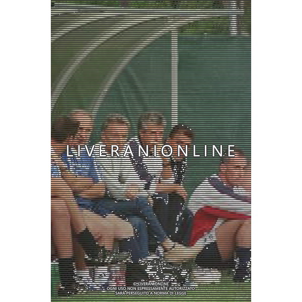 2000-2001 TREVISO CALCIO AMICHEVOLE ESTIVA NELLA FOTO ELIO GUSTINETTI ALLENATORE TREVISO CALCIO AG ALDO LIVERANI SAS