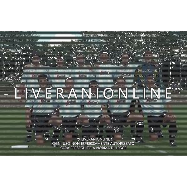 2000-2001 TREVISO CALCIO AMICHEVOLE ESTIVA NELLA FOTO FORMAZIONE TREVISO CALCIO 2000-2001 DA SINISTRA IN PIEDI DANIELE MORANTE-FABIANO BALLARIN-FRANCESCO BELLUCCI-GIACOMO FILIPPI-MATTEO CENTURIONI-MARCO FORTIN DA SINISTRA SEDUTI DIEGO BORTOLUZZI-TOMMASO ROCCHI-GIOVANNI BOSI-FEDERICO SMANIO-FAUSTO PIZZI AG ALDO LIVERANI SAS