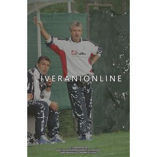 2000-2001 TREVISO CALCIO AMICHEVOLE ESTIVA NELLA FOTO ELIO GUSTINETTI ALLENATORE TREVISO CALCIO AG ALDO LIVERANI SAS