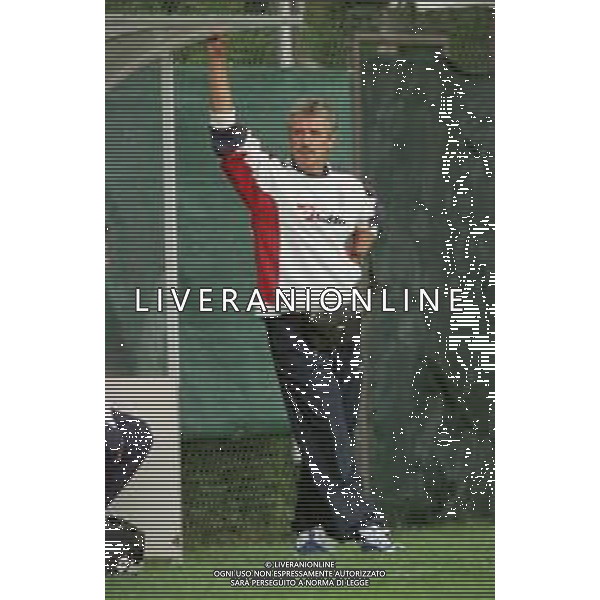2000-2001 TREVISO CALCIO AMICHEVOLE ESTIVA NELLA FOTO ELIO GUSTINETTI ALLENATORE TREVISO CALCIO AG ALDO LIVERANI SAS