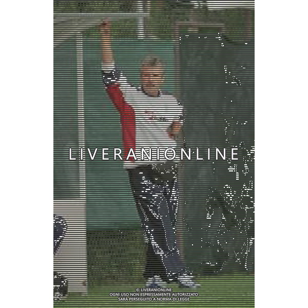 2000-2001 TREVISO CALCIO AMICHEVOLE ESTIVA NELLA FOTO ELIO GUSTINETTI ALLENATORE TREVISO CALCIO AG ALDO LIVERANI SAS