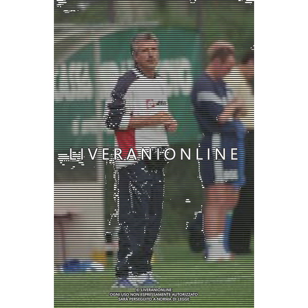 2000-2001 TREVISO CALCIO AMICHEVOLE ESTIVA NELLA FOTO ELIO GUSTINETTI ALLENATORE TREVISO CALCIO AG ALDO LIVERANI SAS