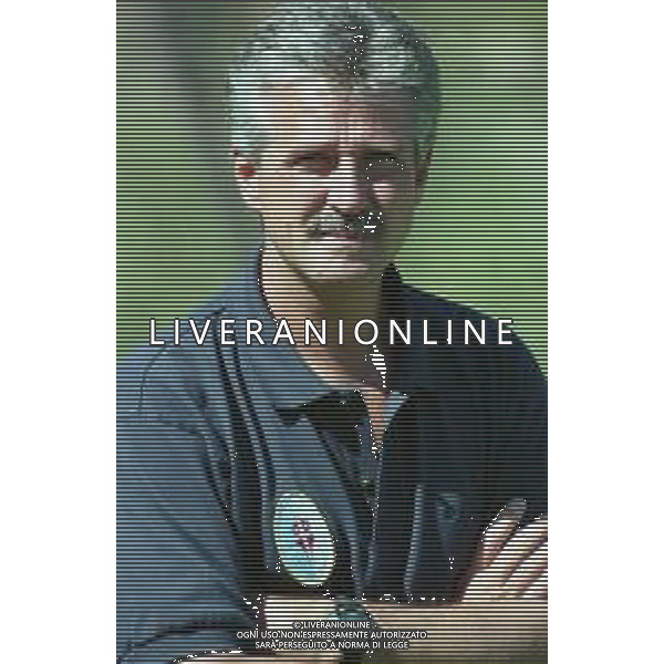 2000-2001 TREVISO CALCIO AMICHEVOLE ESTIVA NELLA FOTO ELIO GUSTINETTI ALLENATORE TREVISO CALCIO AG ALDO LIVERANI SAS
