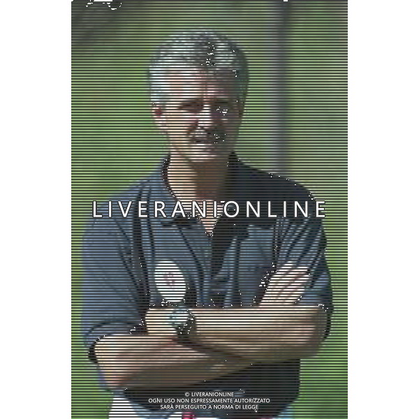 2000-2001 TREVISO CALCIO AMICHEVOLE ESTIVA NELLA FOTO ELIO GUSTINETTI ALLENATORE TREVISO CALCIO AG ALDO LIVERANI SAS