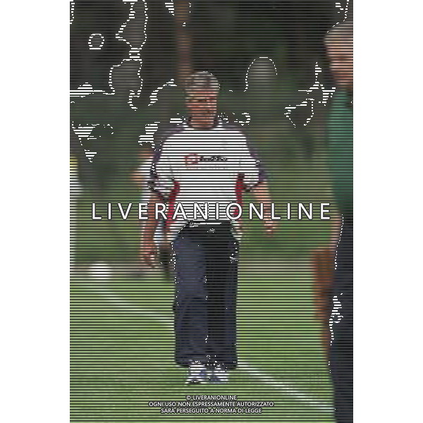 2000-2001 TREVISO CALCIO AMICHEVOLE ESTIVA NELLA FOTO ELIO GUSTINETTI ALLENATORE TREVISO CALCIO AG ALDO LIVERANI SAS