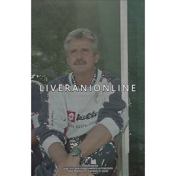 2000-2001 TREVISO CALCIO AMICHEVOLE ESTIVA NELLA FOTO ELIO GUSTINETTI ALLENATORE TREVISO CALCIO AG ALDO LIVERANI SAS