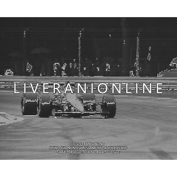 GRAN PREMIO D\'ITALIA 1989 - GP CAMPIONATO MONDIALE F1 MONZA 10 SETTEMBRE 1989 NELLA FOTO ANDREA DE CESARIS - DALLARA SCUDERIA ITALIA AG ALDO LIVERANI SAS