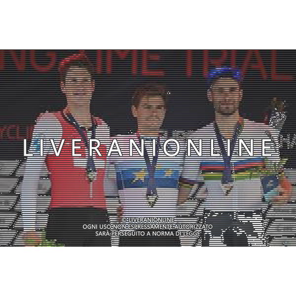 17-08-2022 European Championships Cronometro Elite; 2022, Ef Education - Easypost; 2022, Groupama - Fdj; 2022, Ineos - Grenadiers; Bissegger, Stefan; Kung, Stefan; Ganna, Filippo; Furstenfeldbruck; ©SIROTTI / AGENZIA ALDO LIVERANI SAS