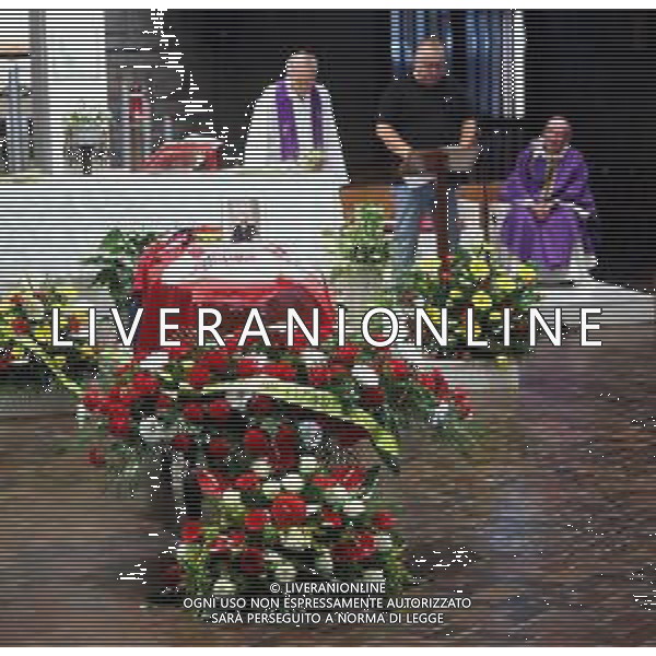 IMOLA 19 08 2022 FUNERALE DI PROF ANDREA BANDINI NELLA FOTO FIGLIO RICCARDO BANDINI RICORDA IL BABBO ©SANNA/AGENZIA ALDO LIVERANI SAS