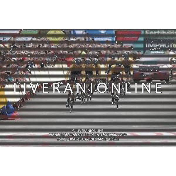 19-08-2022 Vuelta A Espana; Tappa 01 Utrecht - Utrecht; 2022, Jumbo - Visma; Gesink, Robert; Roglic, Primoz; Utrecht; ©SIROTTI/AGENZIA ALDO LIVERANI SAS