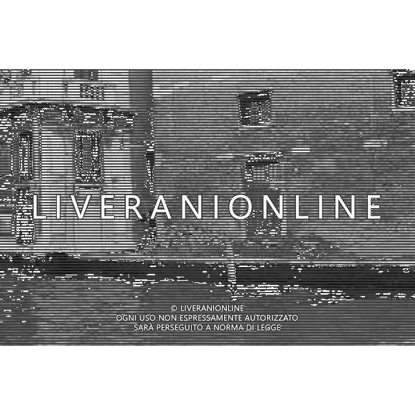 VEDUTE DELLA CITTA \' DI VENEZIA DURANTE IL RESTAURO DEL 1971 - RETROSPETTIVA NELLA FOTO I PALAZZI SUL CANAL GRANDE ©Archivio Giovanni Liverani/AGENZIA ALDO LIVERANI SAS