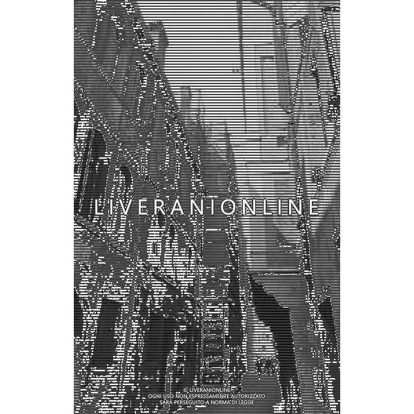 VEDUTE DELLA CITTA \' DI VENEZIA DURANTE IL RESTAURO DEL 1971 - RETROSPETTIVA NELLA FOTO LA CALLE DEL VOLTO ©Archivio Giovanni Liverani/AGENZIA ALDO LIVERANI SAS