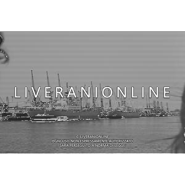 VEDUTE DELLA CITTA \' DI VENEZIA DURANTE IL RESTAURO DEL 1971 - RETROSPETTIVA NELLA FOTO NAVI NEL PORTO COMMERCIALE ©Archivio Giovanni Liverani/AGENZIA ALDO LIVERANI SAS