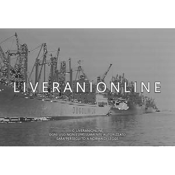 VEDUTE DELLA CITTA \' DI VENEZIA DURANTE IL RESTAURO DEL 1971 - RETROSPETTIVA NELLA FOTO NAVI NEL PORTO COMMERCIALE ©Archivio Giovanni Liverani/AGENZIA ALDO LIVERANI SAS