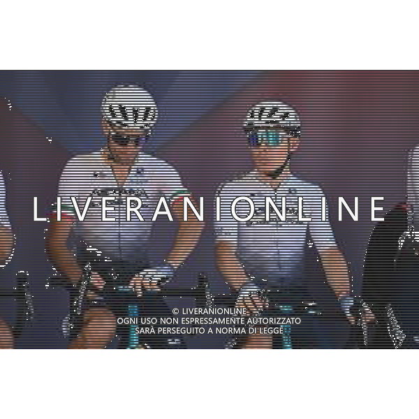 20-08-2022 Vuelta A Espana; Tappa 02 Hertogenbosch - Utrecht; 2022, Astana - Qazaqstan; Nibali, Vincenzo; Lopez Moreno, Miguel Angel; Hertogenbosch; ©SIROTTI/AGENZIA ALDO LIVERANI SAS
