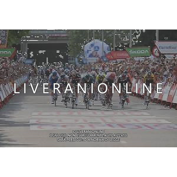 20-08-2022 Vuelta A Espana; Tappa 02 Hertogenbosch - Utrecht; 2022, Bora - Hansgrohe; 2022, Trek - Segafredo; 2022, Alpecin - Deceuninck; 2022, Uae Emirates; Bennett, Sam; Pedersen, Mads; Merlier, Tim; Ackermann, Pascal; Utrecht; ©SIROTTI/AGENZIA ALDO LIVERANI SAS