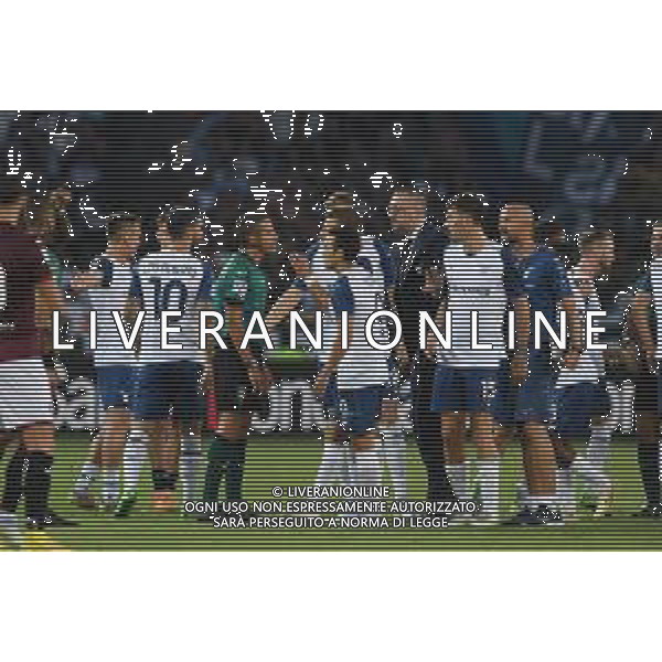 TVMV-Torino 20.08.2022 Stadio Grande Torino ©Manuela Viganti/Agenzia Aldo Liverani Torino vs Lazio Campionato Calcio Serie A TIM 2022/2023 2a giornata Nella foto: proteste lazio a fine gara ©Viganti/AGENZIA ALDO LIVERANI SAS