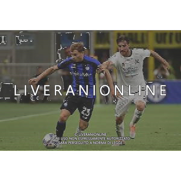 Nicolo\' Barella (Inter) e Simone Bastoni (Spezia) Inter vs Spezia Milano 20-08-2022 Stadio Giuseppe Meazza - San Siro Campionato Serie A TIM - 2a giornata foto Roberto Garavaglia/ag. Aldo Liverani sas/AGENZIA ALDO LIVERANI SAS