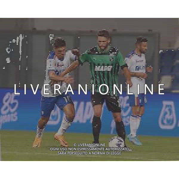 SASSUOLO - LECCE CAMPIONATO CALCIO SERIE A TIM 20.08.2022 NELLA FOTO JOAN GONZALEZ E DOMENICO BERARDI ©SANTANDREA/AGENZIA ALDO LIVERANI SAS