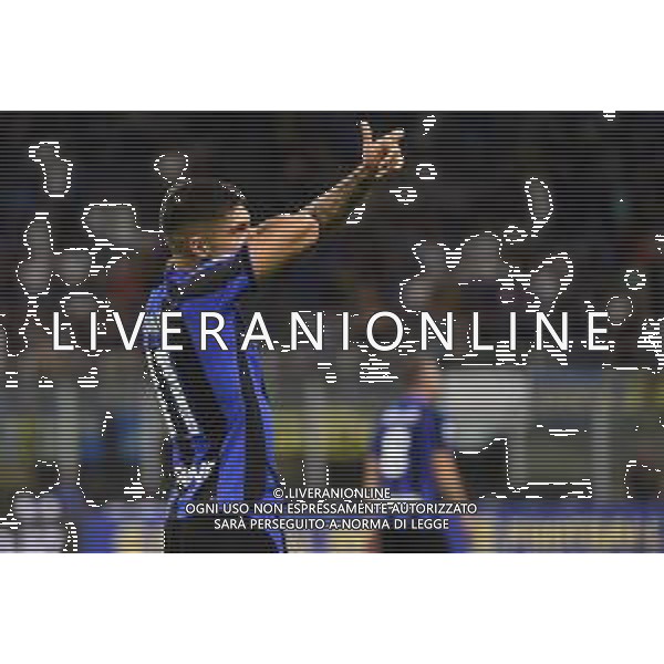 Joaquin Correa (Inter) esulta dopo il gol del 3 a 0 Inter vs Spezia Milano 20-08-2022 Stadio Giuseppe Meazza - San Siro Campionato Serie A TIM - 2a giornata foto Roberto Garavaglia/ag. Aldo Liverani sas/AGENZIA ALDO LIVERANI SAS