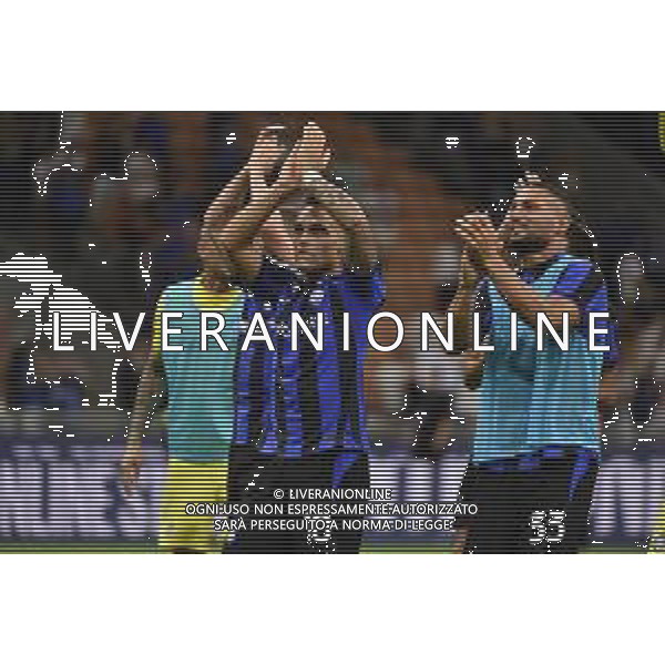 Lautaro Martinez (Inter) esultanza finale Inter vs Spezia Milano 20-08-2022 Stadio Giuseppe Meazza - San Siro Campionato Serie A TIM - 2a giornata foto Roberto Garavaglia/ag. Aldo Liverani sas/AGENZIA ALDO LIVERANI SAS