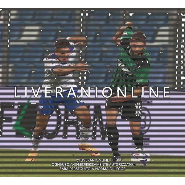 SASSUOLO - LECCE CAMPIONATO CALCIO SERIE A TIM 20.08.2022 NELLA FOTO JOAN GONZALEZ E DOMENICO BERARDI ©SANTANDREA/AGENZIA ALDO LIVERANI SAS