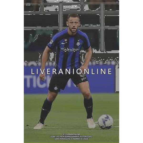 Stefan de Vrij (Inter) Inter vs Spezia Milano 20-08-2022 Stadio Giuseppe Meazza - San Siro Campionato Serie A TIM - 2a giornata foto Roberto Garavaglia/ag. Aldo Liverani sas