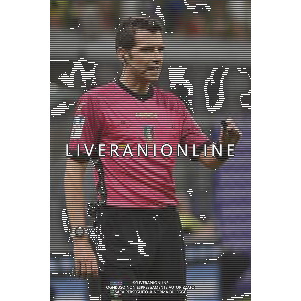 l\'arbitro Davide Ghersini di Genova Inter vs Spezia Milano 20-08-2022 Stadio Giuseppe Meazza - San Siro Campionato Serie A TIM - 2a giornata foto Roberto Garavaglia/ag. Aldo Liverani sas