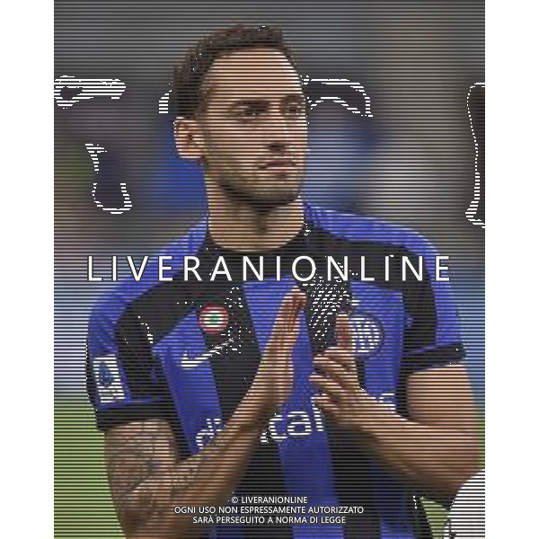 Hakan Calhanoglu (Inter) Inter vs Spezia Milano 20-08-2022 Stadio Giuseppe Meazza - San Siro Campionato Serie A TIM - 2a giornata foto Roberto Garavaglia/ag. Aldo Liverani sas