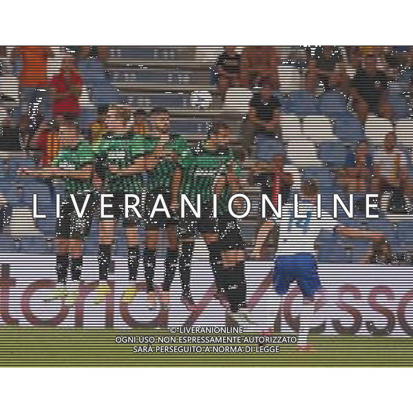 SASSUOLO - LECCE CAMPIONATO CALCIO SERIE A TIM 20.08.2022 NELLA FOTO PUNIZIONE DI THORIR HELGASON E BARRIERA SASSUOLO ©SANTANDREA/AGENZIA ALDO LIVERANI SAS