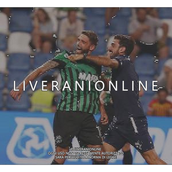 SASSUOLO - LECCE CAMPIONATO CALCIO SERIE A TIM 20.08.2022 NELLA FOTO DOMENICO BERARDI ESULTANZA DOPO IL GOL ©SANTANDREA/AGENZIA ALDO LIVERANI SAS