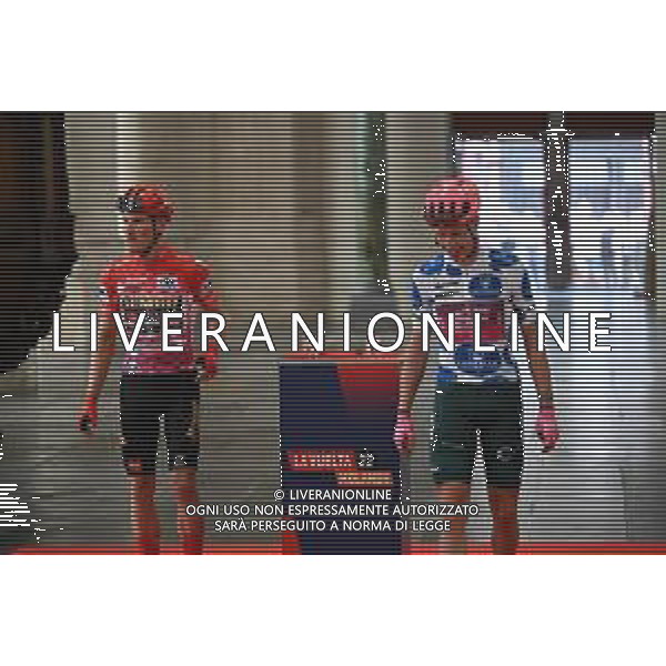 21-08-2022 Vuelta A Espana; Tappa 03 Breda - Breda; 2022, Jumbo - Visma; 2022, Ef Education - Easypost; Teunissen, Mike; Van Den Berg, Julius; Breda; ©SIROTTI/AGENZIA ALDO LIVERANI SAS