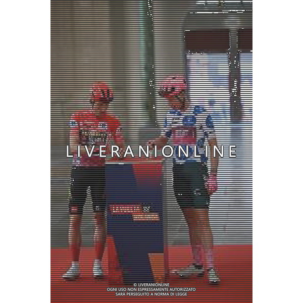 21-08-2022 Vuelta A Espana; Tappa 03 Breda - Breda; 2022, Jumbo - Visma; 2022, Ef Education - Easypost; Teunissen, Mike; Van Den Berg, Julius; Breda; ©SIROTTI/AGENZIA ALDO LIVERANI SAS