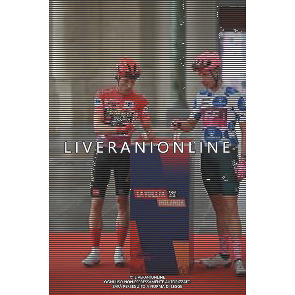 21-08-2022 Vuelta A Espana; Tappa 03 Breda - Breda; 2022, Jumbo - Visma; 2022, Ef Education - Easypost; Teunissen, Mike; Van Den Berg, Julius; Breda; ©SIROTTI/AGENZIA ALDO LIVERANI SAS