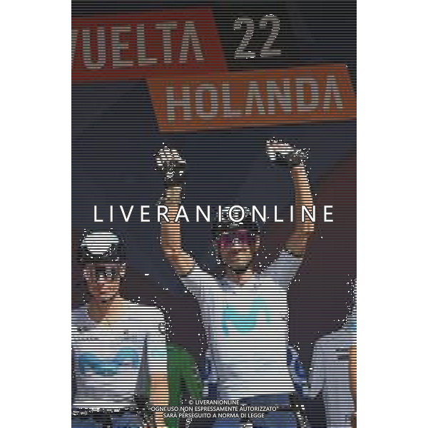 21-08-2022 Vuelta A Espana; Tappa 03 Breda - Breda; 2022, Movistar; Valverde, Alejandro; Breda; ©SIROTTI/AGENZIA ALDO LIVERANI SAS