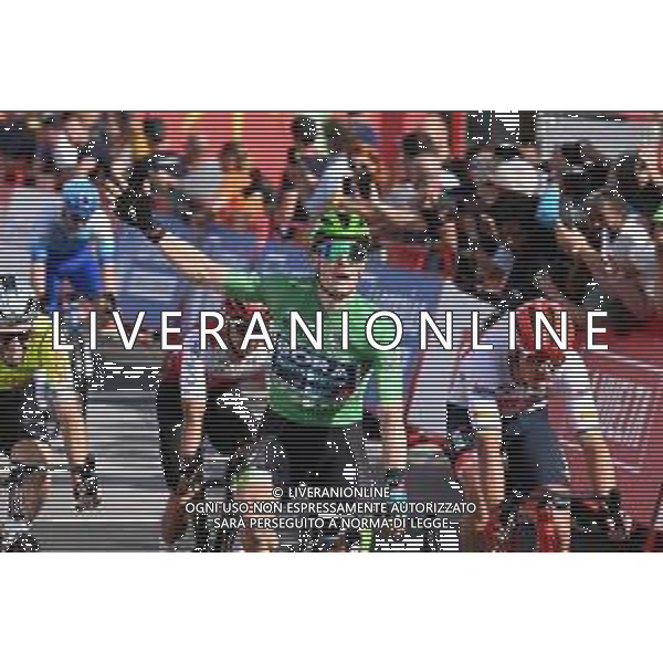 21-08-2022 Vuelta A Espana; Tappa 03 Breda - Breda; 2022, Bora - Hansgrohe; 2022, Trek - Segafredo; Bennett, Sam; Pedersen, Mads; Breda; ©SIROTTI/AG ALDO LIVERANI SAS