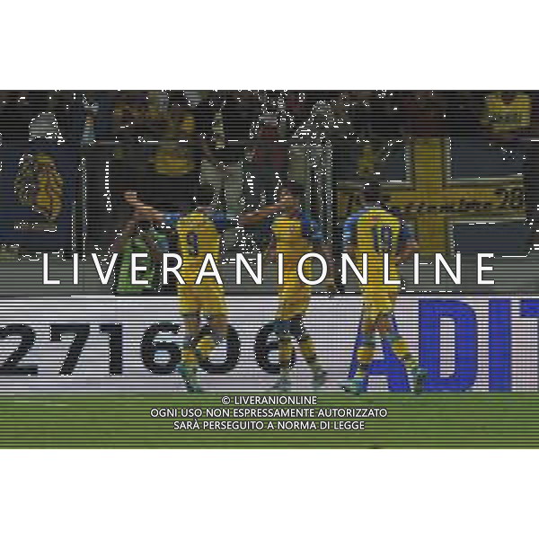 Frosinone vs Brescia Campionato Serie B - 2 Giornata Stadio Benito Stirpe - Frosinone 21-08-2022 nella foto Esultanza Frosinone ©Federico Gaetano/AGENZIA ALDO LIVERANI SAS