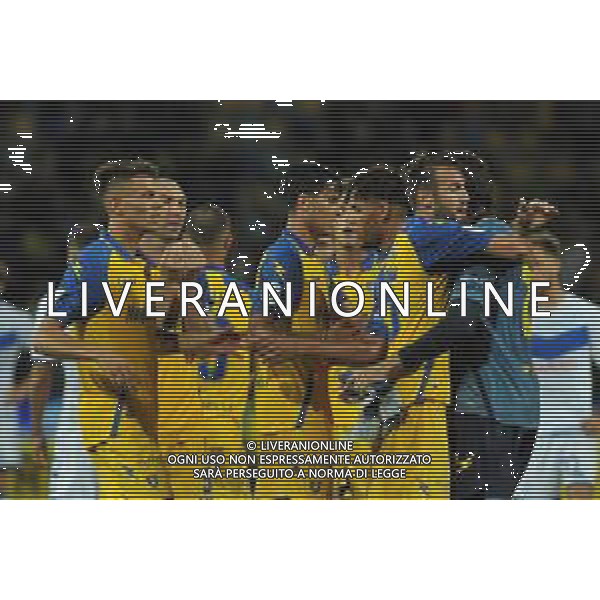 Frosinone vs Brescia Campionato Serie B - 2 Giornata Stadio Benito Stirpe - Frosinone 21-08-2022 nella foto Esultanza finale Frosinone ©Federico Gaetano/AGENZIA ALDO LIVERANI SAS