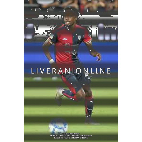 21-8-2022. Cagliari Calcio-A.S. Cittadella. 1° giornata serie B 2022/2023, stadio Unipol Domus Cagliari. Foto salvatore Moi/Aldo Liverani s.a.s. Nella foto: Antoine Makoumbou Cagliari ©MOI/AGENZIA ALDO LIVERANI SAS