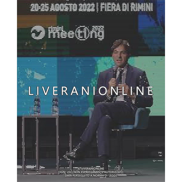 Meeting di Rimini 2022 - Una Passione Per l\'Uomo 22/08/2022 - nella foto: Francesco Acquaroli ©Claudio Zamagni/Agenzia Aldo Liverani s.a.s. /AGENZIA ALDO LIVERANI SAS