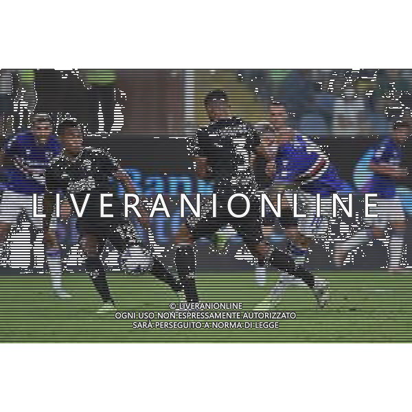 Francesco Caputo (Sampdoria) al tiro Sampdoria vs Juventus Genova 22-08-2022 Stadio Luigi Ferraris - Marassi Campionato Serie A TIM - 2a giornata foto Roberto Garavaglia/ag. Aldo Liverani sas /AGENZIA ALDO LIVERANI SAS