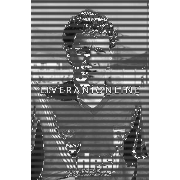 RETROSPETTIVA EDU MARANGON, Carlos Eduardo Marangon, CALCIATORE NELLA FOTO CON LA MAGLIA DEL TORINO CALCIO NEL 1988-1989 ©ARCHIVIO/AGENZIA ALDO LIVERANI SAS