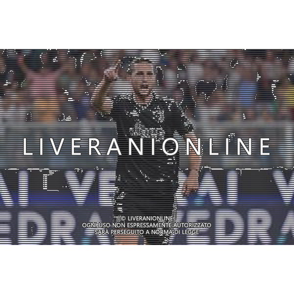 Adrien Rabiot (Juventus) esulta dopo il gol dell\'1 a 0 poi annullato dal VAR per fuorigioco Sampdoria vs Juventus Genova 22-08-2022 Stadio Luigi Ferraris - Marassi Campionato Serie A TIM - 2a giornata foto Roberto Garavaglia/ag. Aldo Liverani sas