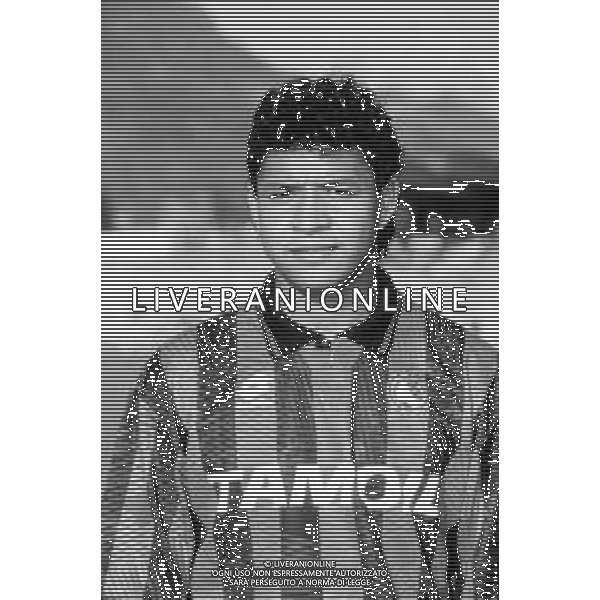 RETROSPETTIVA VALENCIANO IVAN CALCIATORE NELLA FOTO CON LA MAGLIA DELL\'ATALANTA CALCIO NEL 1992 AG ALDO LIVERANI SAS