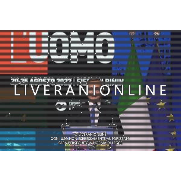 Meeting di Rimini 2022 - Una Passione Per l\'Uomo 24/08/2022 - nella foto: Il Presidente del Consiglio Mario Draghi al meeting di Rimini ©Claudio Zamagni/Agenzia Aldo Liverani s.a.s.